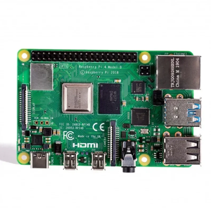 Original Raspberry Pi 4 Model B 1GB/2GB/4GB/8GB RAM 64 bit quad core processor 1.5GHz, supports WiFi Bluetooth 5.0