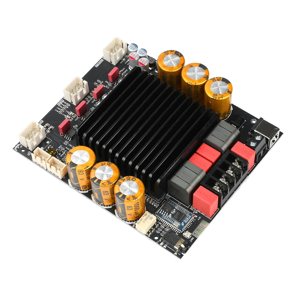 DC 18-50V 3002T PRO Bluetooth Amplifier Board Qualcomm QCC3034 2.0 Channel APTX Lossless 300W+300W TPA3255