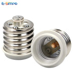 E27 To E40, E40 TO E27 Porcelain High Temperature Resistant Plastic Lampholder LED CFL Halogen Light Socket Bulb Base Adapter