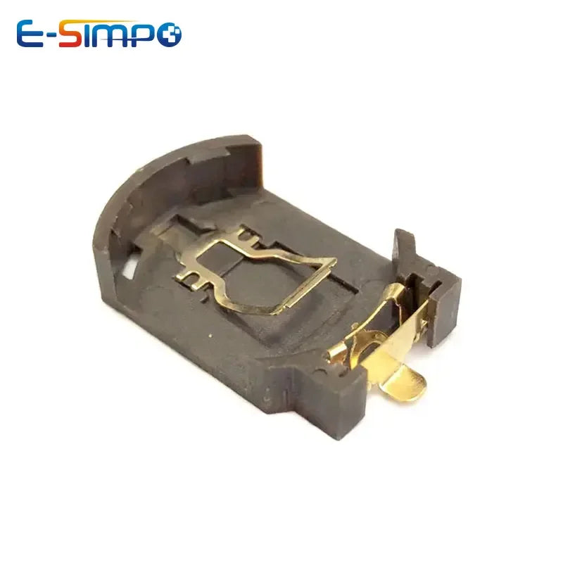 10PC CR2032 3V CR2016 CR2025 Battery Socket BS-2 BS-6 BS-8 Gold Horizontal Vertical DIP SMD Button Battery Holder Batteries Case