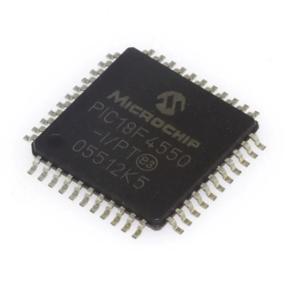 1-5PCS PIC18F4550-I/PT PIC18F4550 TFQP-44 microcomputer 18F4550 PIC 44-Pin  Enhanced Flash USB Microcontroller
