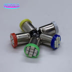 100PCS BA9S 44 47 T11 T4W Bayonet AC 6V 12V 1206 3020 8SMD LED Pinball Machine Light Bulb Lamp Non Ghosting Anti Flickering