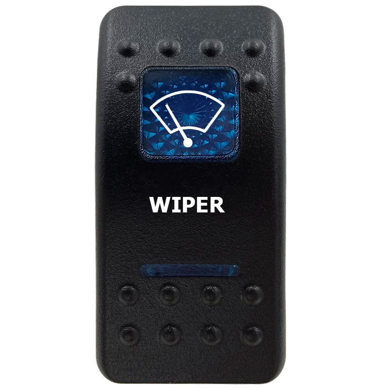 12V Marine Grade Rocker Switch SPST/ON OFF, DPDT/(ON) OFF (ON) Blue Led Light Bar for Carling ARB NARVA Replace Waterproof IP66