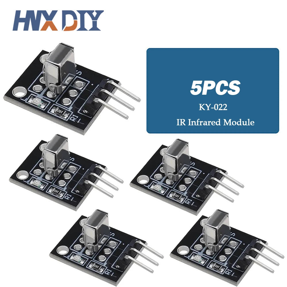 5/10pc KY-022 IR Infrared Sensor Receiver Module 2.7-5.5V IR Remote Control Receiver Module 3Pin TL1838 VS1838B 1838 for Arduino