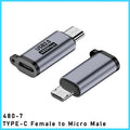 TYPE-C adapter Micro USB Mini USB Adapter lighting Female To Micro Usb Male Converter for Phone Tablet Camera Charging Adaptor