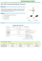 10cs 100% New Original 50T65FD1 IGBT Insulated Gate Bipolar Transistor 50A 650V Apply Welding Machine SMPS SGT50T65FD1PN TO-3P