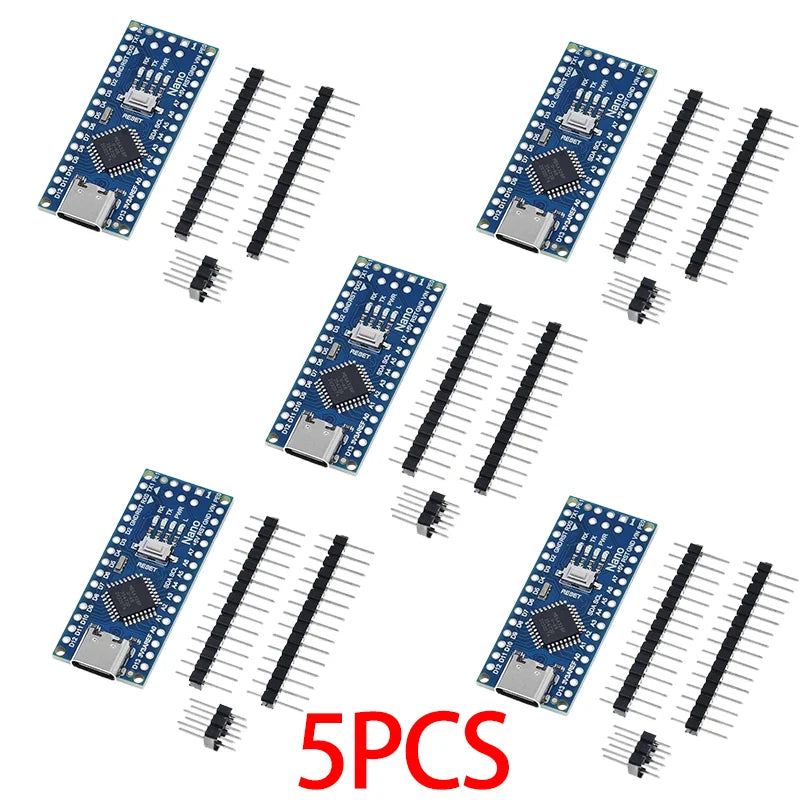 Mini / Type-C / Micro USB Nano 3.0 with The Bootloader Compatible Nano Controller for Arduino CH340 USB Driver 16Mhz ATMEGA328P