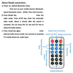 D10 Digital Bluetooth Amplifier Board 110V 220V 12V Subwoofer D 10 Dual Microphone Karaoke Amp Speaker Home Theater DIY BASS AMP