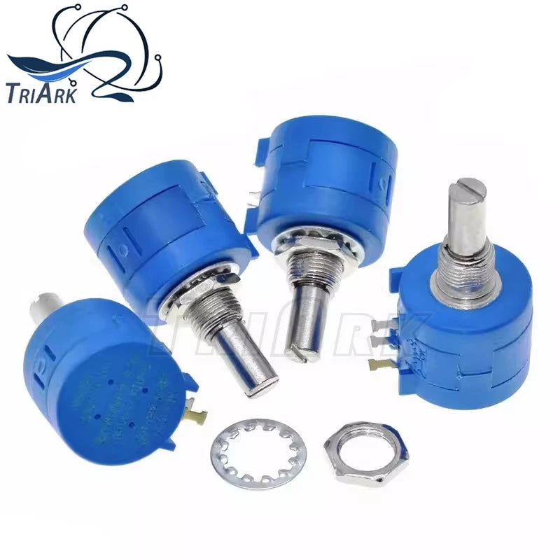3590S Multiturn Adjustable Resistor Potentiometer Kits ,100 200 500 1K 2K 5K 10K 20K 50K 100K Ohm With Potentiometer MF-A03 Knob