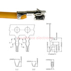 SH1.0 Connectors and Pre-Crimped Silicone Cables Compatible with JST SH 1.0mm for FPV Drone Flight Controller SpeedyBee F405