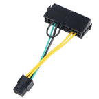24Pin to 6Pin Power Supply Cable Cord 24p to 6p 18AWG Wire for Lenovo for DELL for Acer 3050 6 PIN Motherboard Adapter Cable