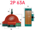 Hot Sale  2 Pole Double Throw Knife Disconnect Switch 32A 63A 100A DPDT Cutter Safety Disconnect Switch Power Disconnect Switch