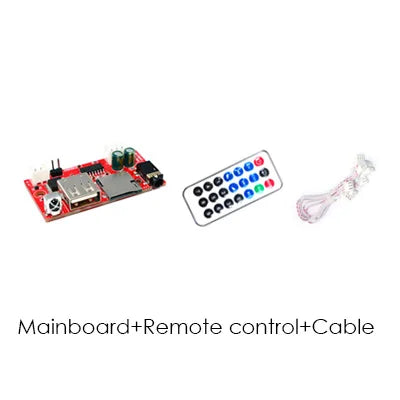 CIRMECH USB U-Disk T-Flash Micro SD Card Decoder MP3 Player Support MP3 WAV Remote Control Single Repeat Function