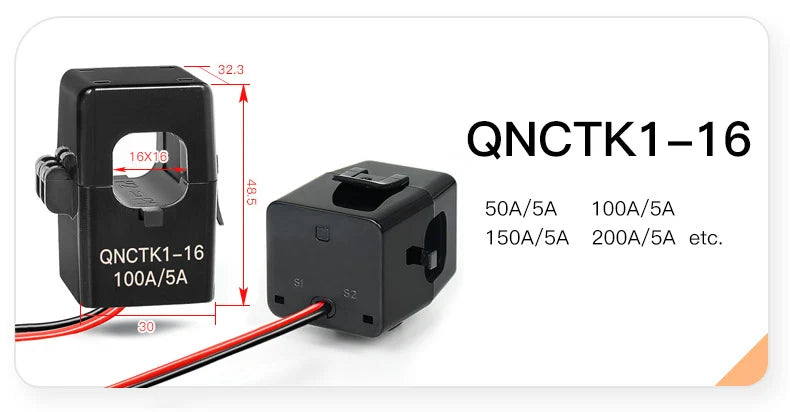 Current Transformer Sensor 05 Class BH-18BCL 50/5 100/5 150/5 High Precision Din Rail Current Transformer for Current Metering