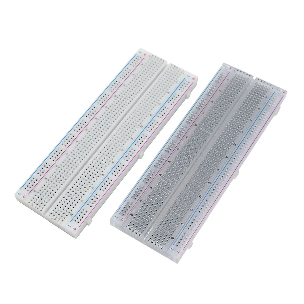 MB-102 MB102 Breadboard 400 830 Point Solderless PCB Bread Board Test Develop Dupont line DIY for arduino laboratory SYB-830