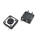 50Pcs 12 x 12mm x 4.3mm 12*12*4.3H Panel PCB Momentary Tactile Tact Push Button Switch DIP