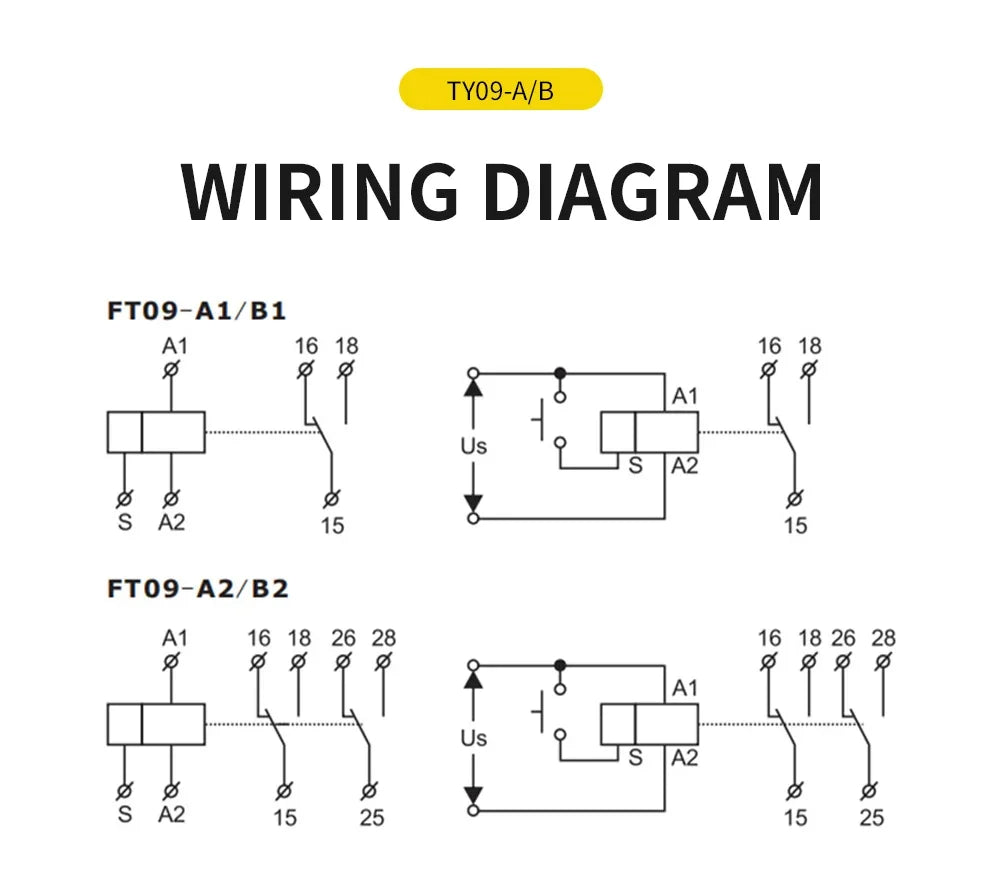 Din Rail Time Relay A Power-On Delay B Delay Disconnection AC/DC 12V-240V 16A 0.1S~10 Days Power-on delay automatic switch