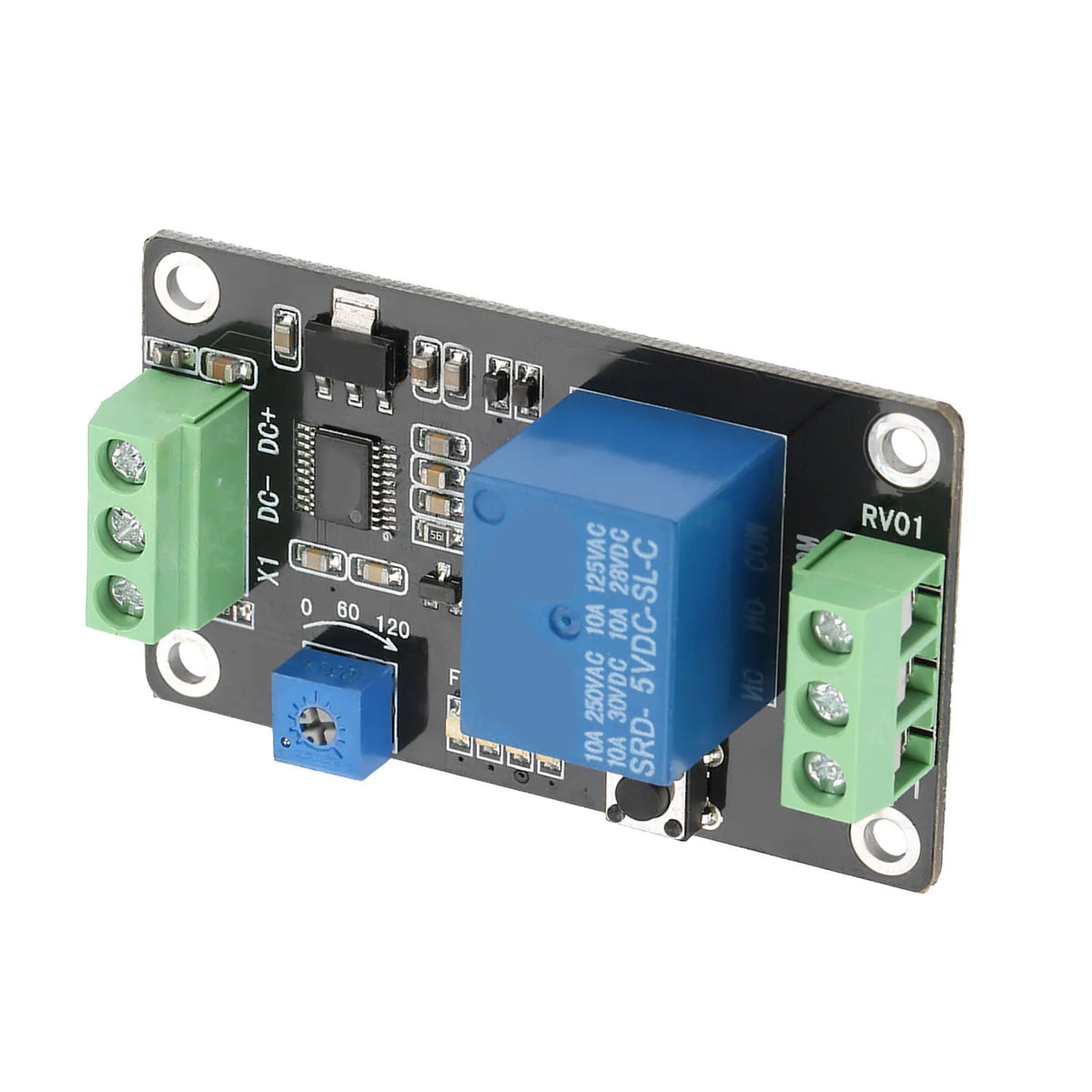 TRM01 Delay On Off Relay Delay Timer Relay Self Locking Delay On Off Time Switch Super 555 Timer DC 5V/12V/24V