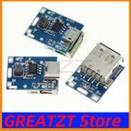 GREATZT 5V Boost Converter Step-Up Power Module Lithium Battery Charging Protection Board LED Display USB For DIY Charger 134N3P