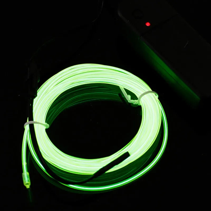 1M/2M/3M/4M/5M Flexible Neon Light EL Wire Led Neon Dance Party Atmosphere Decor Lamp RopeTube Waterproof Multicolor Led Strip