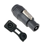 2PCS Powercon Connector 3-Pin 20A 250V  IP65 Waterproof Panel Mount Locking Power Adapter for Speaker/Audio/DJ Equipment