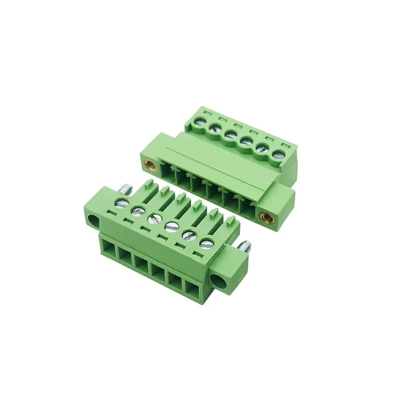 Solder-Free 15EDGRKP-3.81mm Plug-in Terminal Air Docking With Ear Screw Fixing 2EDGRKP 2P3P4P5P6P-24P Phoenix Terminal Connector