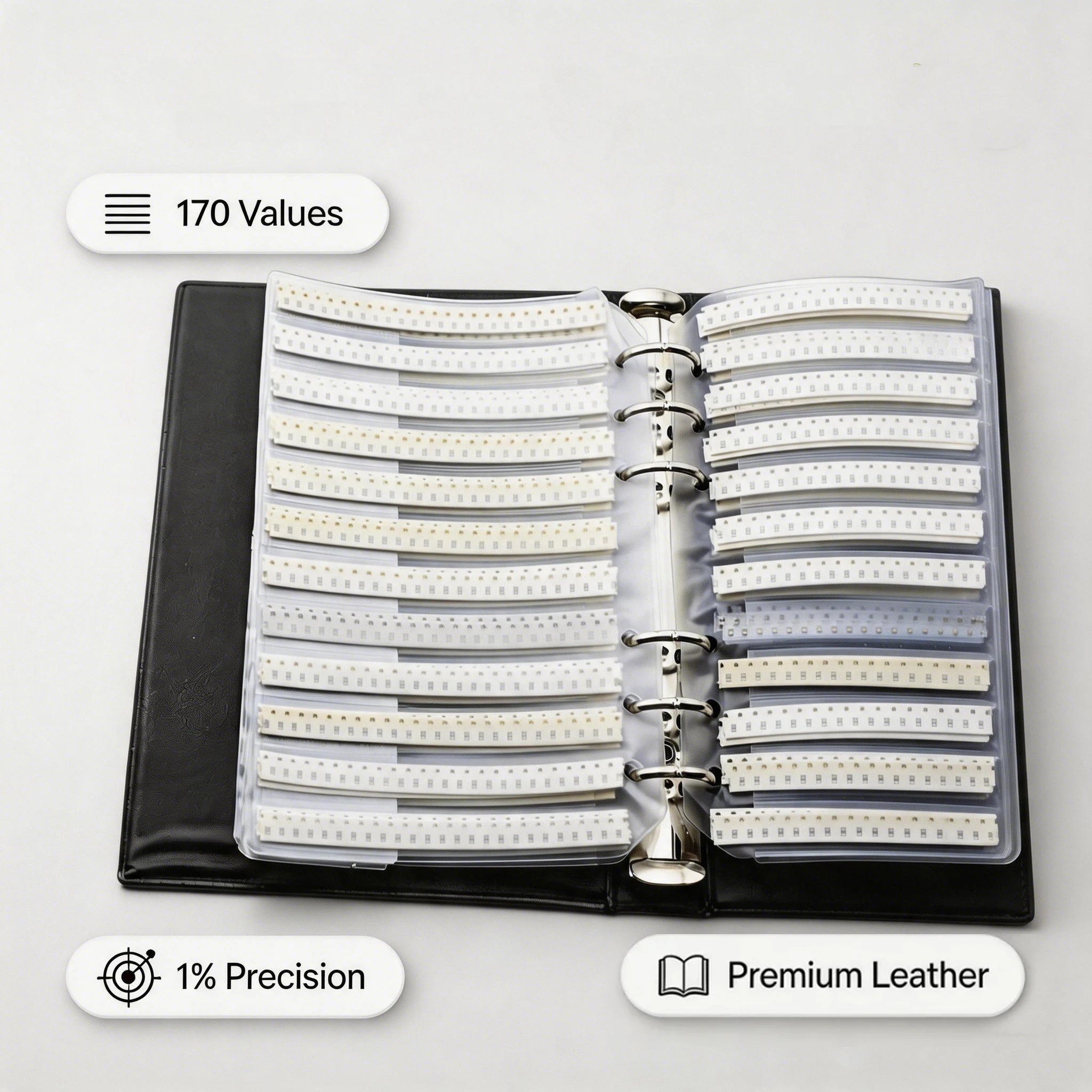 0402 1% SMD Resistor Sample Kit 170 Values (50pcs/Value) for DIY Prototype