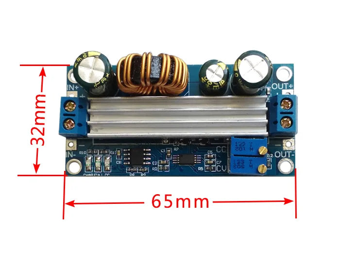 CC CV Adjustable 3A 35W DC 5 -30V to DC 0.5 -30V Step Up Down Buck Boost Converter Power Supply Module Voltage Regulator XY-SJVA