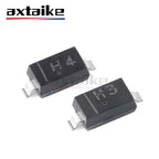 100PCS MMSZ5241B H1 11V MMSZ5242B H2 12V MMSZ5243B H3 13V MMSZ5244B H4 14V MMSZ5245B H5 15V T1G 350mW SOD-123 SMD Zener Diode