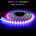 DC12V WS2815 DC5V WS2812B 5050 RGBIC LED Strip WS2812 30/60/74/96/144Leds/Pixels/m Individually Addressable Light IP30/65/67