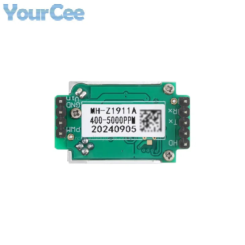 2pcs/1pc MH-Z1911A MH-Z19 NDIR CO2 Carbon Dioxide Air Gas Sensor Module MHZ19 Infrared IR 400-5000ppm for CO2 Monitor