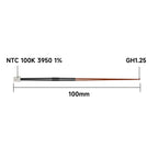 For Bambu Lab Hotend V2.0 V3.0 Kit X1C P1P Thermistor & Ceramic Heater Plate Hotend V3 Heater Cartridge 24V 50W 3D Printer Parts