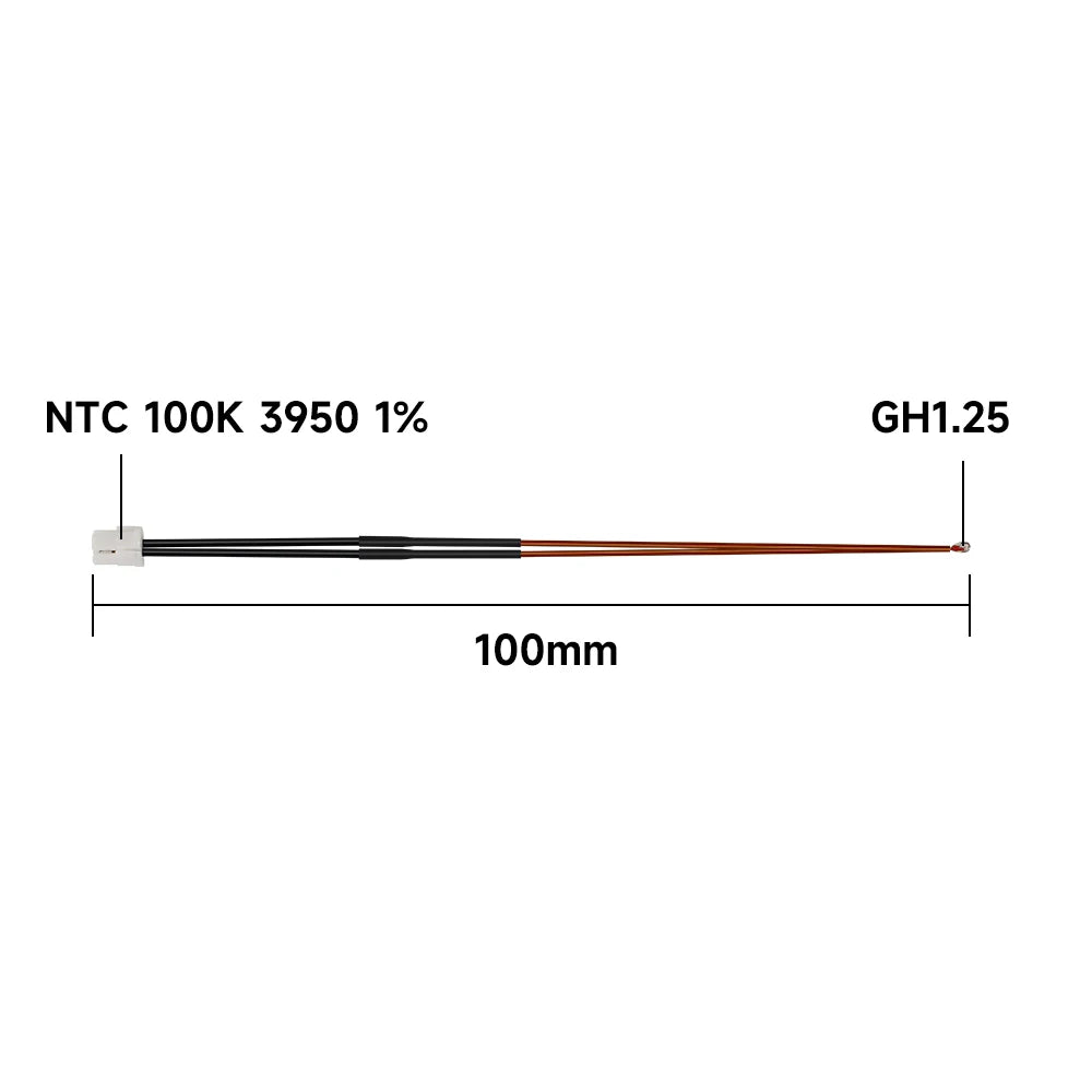 For Bambu Lab Hotend V2.0 V3.0 Kit X1C P1P Thermistor & Ceramic Heater Plate Hotend V3 Heater Cartridge 24V 50W 3D Printer Parts