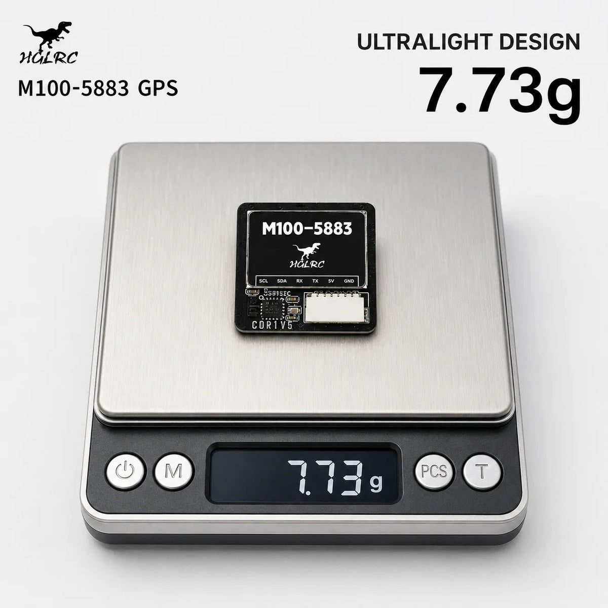 HGLRC M100-5883 GPS Compass Module M10 10 Hz 115200bps 72CH UBLOX for UAV Drone Flight Controller RC Airplane BN-880 Alternative