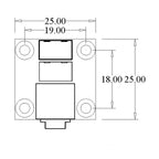 1/2/5PCS 3.5mm Headphone Female Socket PCB Module 2.54 3P Wire Lead Electronic Circuit Connector