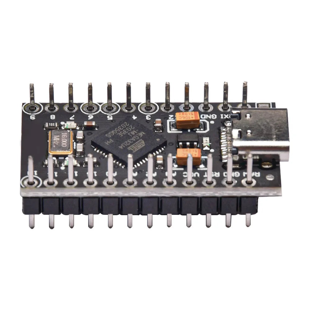 ATmega32U4 Type-C MINI USB Pro Micro For Arduino ATmega32U4 5V/16MHz Module With 2 Row Pin Header For Leonardo Usb Board