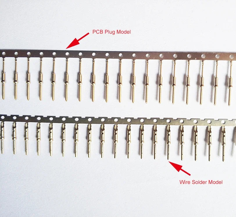 DB1.0mm Male Pin for DB Terminal Connector Gold plated for Nixie Clock Tubes IN12 IN18 QS27-1 SZ4-1 YS27-3