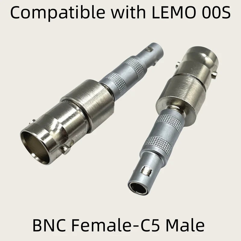 1PCS/LOT Compatible with (LEMO00) to BNC Adapter Q9 BNC-C5 C9 Ultrasonic Signal Conversion Connector Flaw Detector
