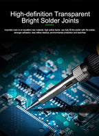 RELIFE F-21 10CC Lead-free and Halogen-free Tin Soldering Paste For PCB Rework Welding Flux Syringe Type Emulsified Solder