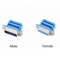 2/5PCS D-SUB IDC Connector DIDC9 DIDC15 DIDC25 DIDC37 Pin Male Female Shielding Cover Adapter For Flat Cable DB9 DB15 DB25 DB37