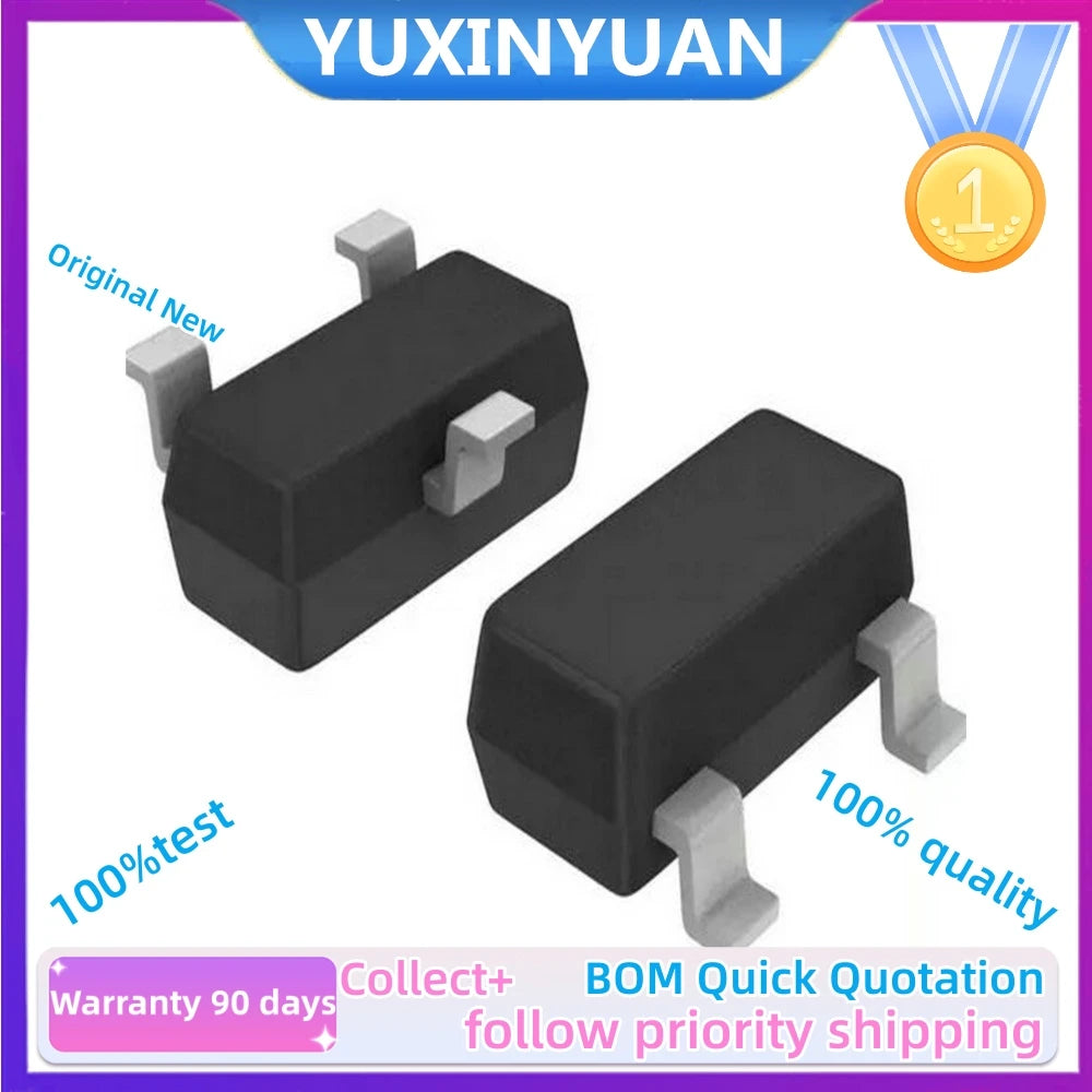 100PCS/LOT /LOT FDV301N FDV302P FDV303N FDV304P FDV305N FDV340P SOT-23 20V 2A N-channel MOSFET CHips in sTock