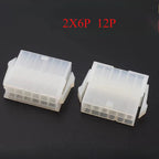 10pc 5559 Receptacle Mini-Fit MX4.2 Dual Row Female Plug Housing Automotive Connector 2x1-2x12P PC Graphic Card PCI-E ATX Power