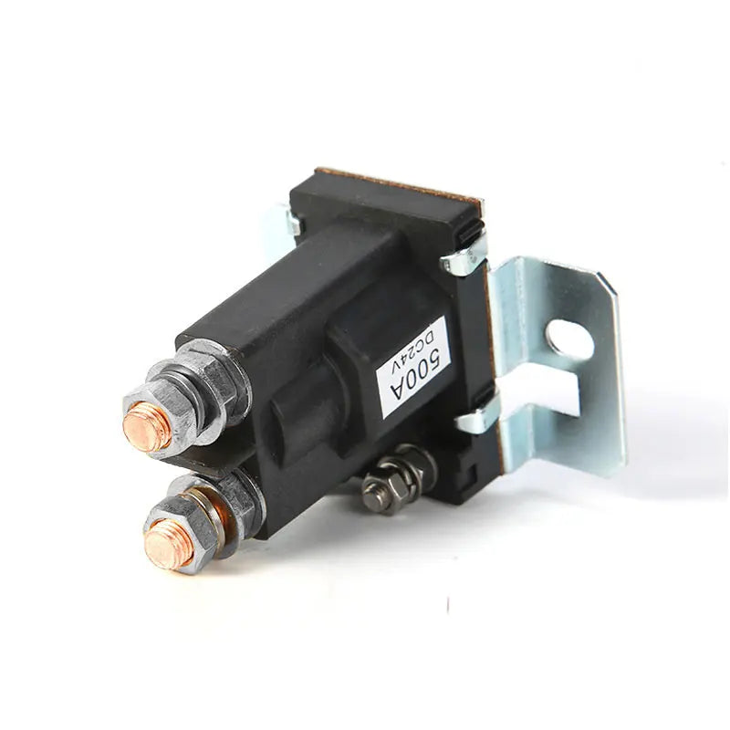 High Quality 4 Pin SPST 500A DC12V Solenoid Auto Car Starter Relay Start Contactor Double Batteries