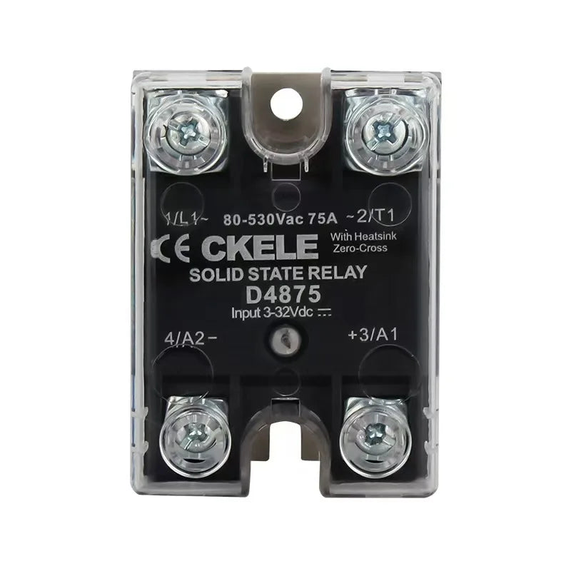 D48 Series SSR Single Phase Solid State Relay DC-AC AC-AC Control Zero Crossing AC Relay Industrial Electronic Switching Module