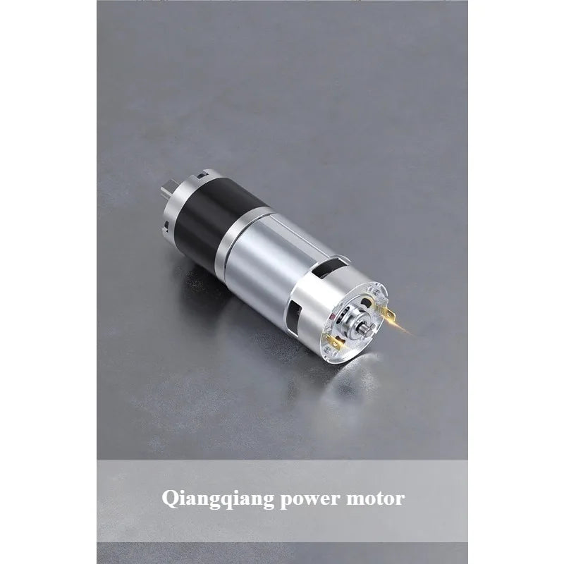 42GP-775 Motor DC Reduction Motor 12V 24V Large Torque Motor Planetary Reduction Planetary Gear Brush 10mm Shaft Diameter