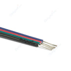 5-100m LED Cable 18 20 22AWG Hookup Wire 6 5 3 2 4pin RGB Extension Cable For LED Strip WS2812B Pixels Light SM JST Connectors