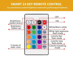 1-10PCS Smart RGBW LED Bulb Spotlight E27 E14 B22 GU10 6W 10W with Infrared Remote Control Suitable for Colorful Home Lighting