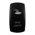 CUSTOM Dual RED Led Laser Etched Rocker Switch ON-OFF ON-OFF-ON (SPST DPDT) for ARB/Carling/NARVA 4x4 Caravan Accessories SUV