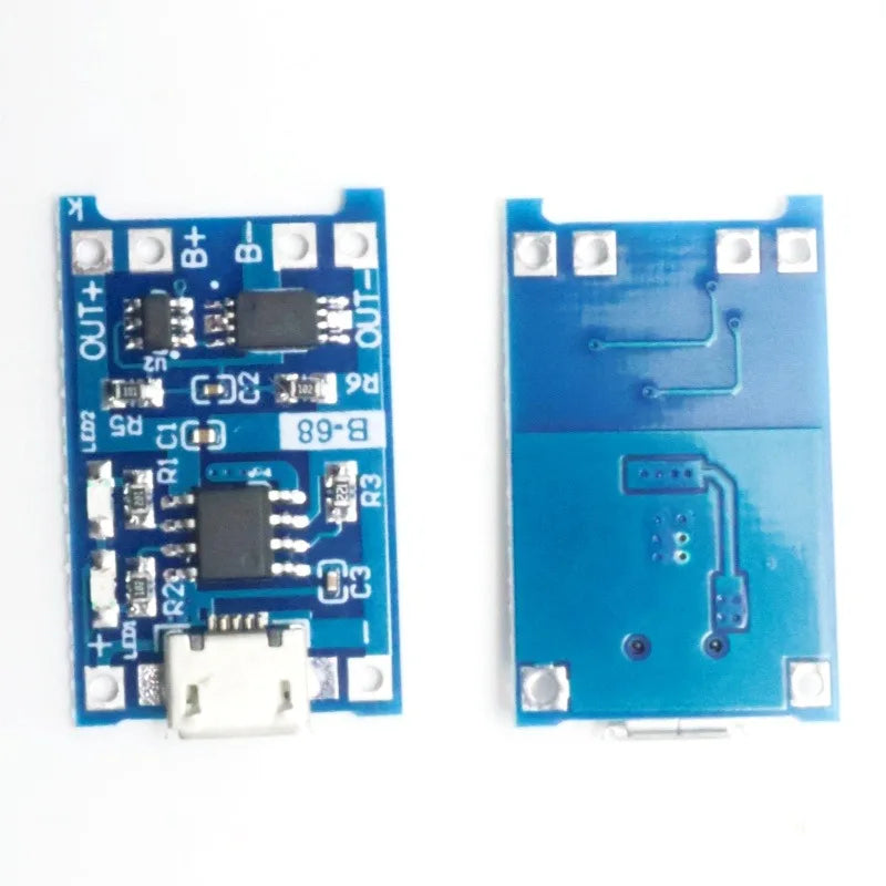 TP4056 Lithium Battery Charging Board Module MICRO USB Interface 1A Charger with Protection for Arduino 1-10 pcs