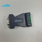 2PCS DTECH Plug And Play DB9 Male RS232 Serial To RS485 Converter DT-9001B